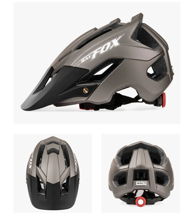 BATFOX MTB Fahrradhelm Ultraleicht Integral Geformter Mountainbike- und Rennradhelm für Damen und Herren Casco Ciclismo Radhelme – Detail 20