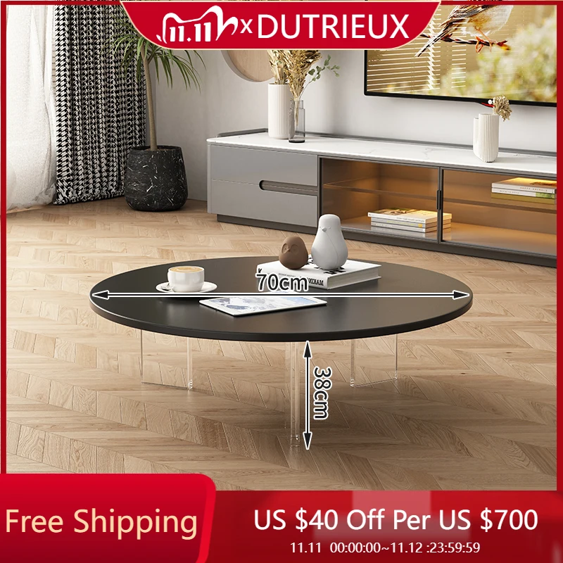 

Cute Unique Side Table Italian Round Minimalist Clear Simple Cute Cheap Coffee Table Luxury Kaffee Tische Lounge Suite Furniture