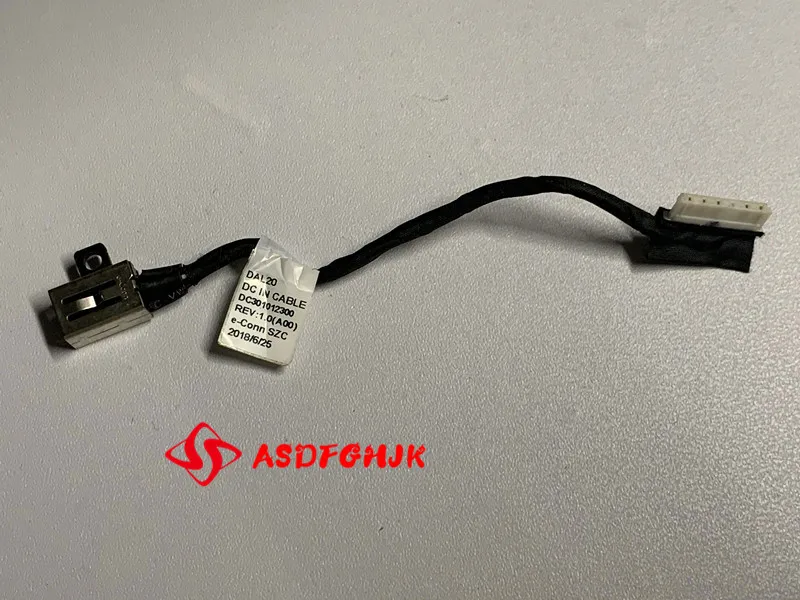 DC Power Input Jack Cable para Dell, Latitude 3490, 3590, Inspiron 3593, 228r6, cn-0228r6, 0228r6, 0228r6, teste OK, original, frete grátis