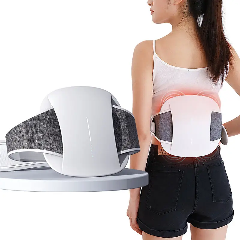 

Electric Waist Massager EMS Lumbar Massager Dysmenorrhea Heating Massage Belt Abdominal Slimming Belt Far Infrared Hot Compress