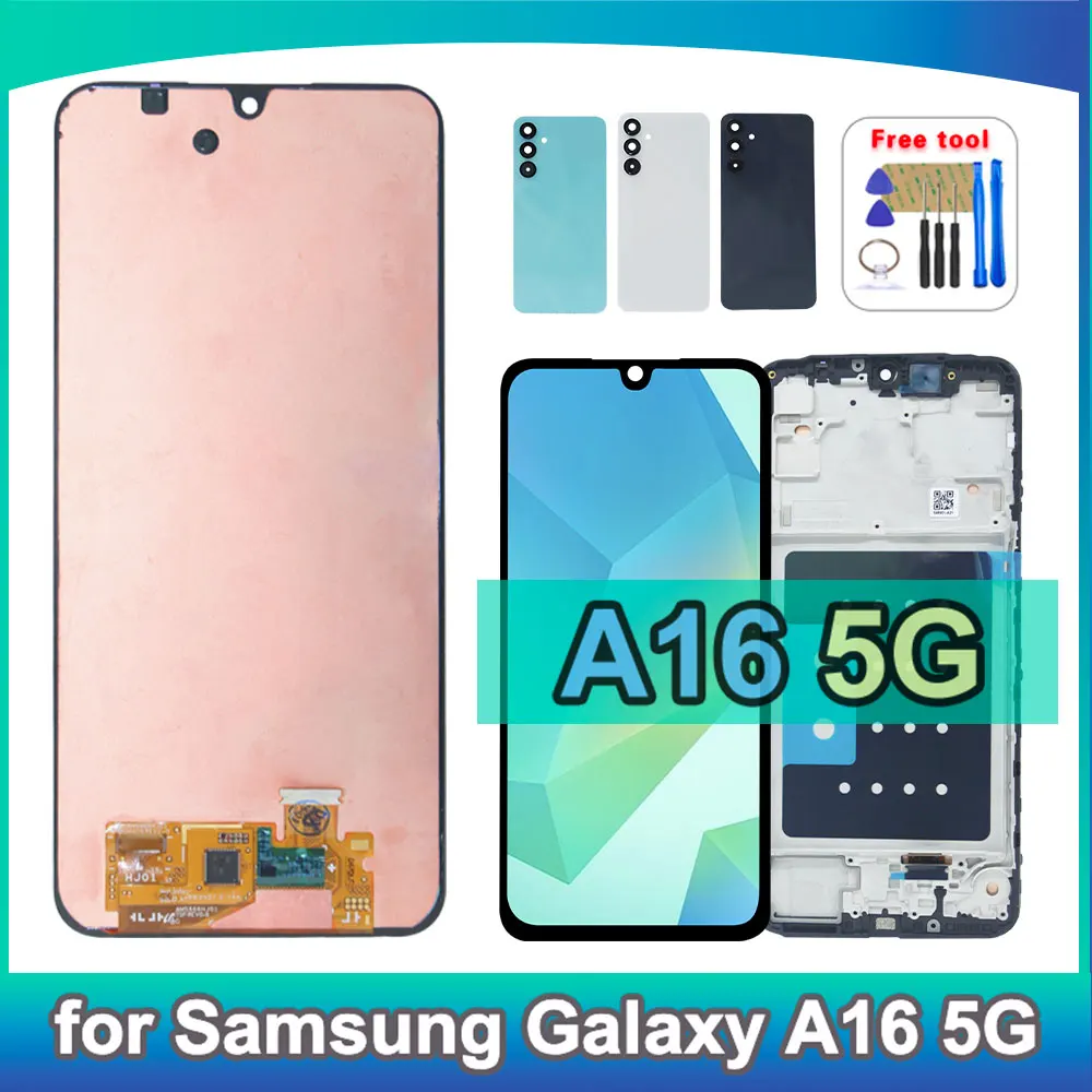 

LCD for Samsung Galaxy A16 5G A166B A166P A166E Phone LCD Display Touch Screen Digitizer Assembly for Samsung A16 5G Screen