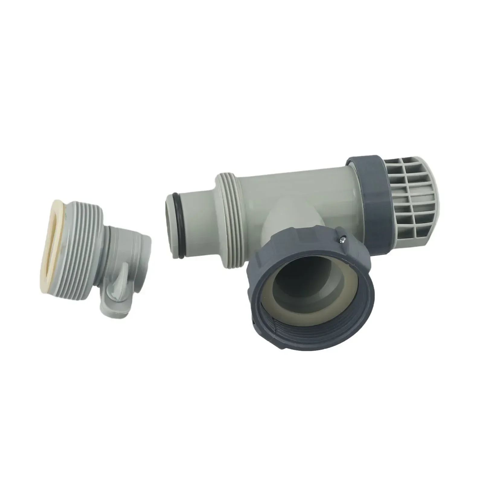 

Pool Plunger Valve and Type B Hose Adapter Compatible with For Intex Maintenance Friendly Parts for Above Ground Pool Systems