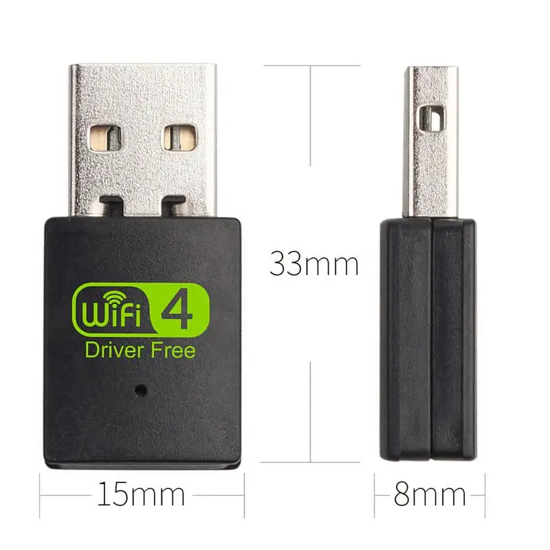 300Mbps USB Wi fi adapter Free-Drive Transmitter network adapter Wireless Receiver Network Card WiFi Transmitter Signal Receiver
