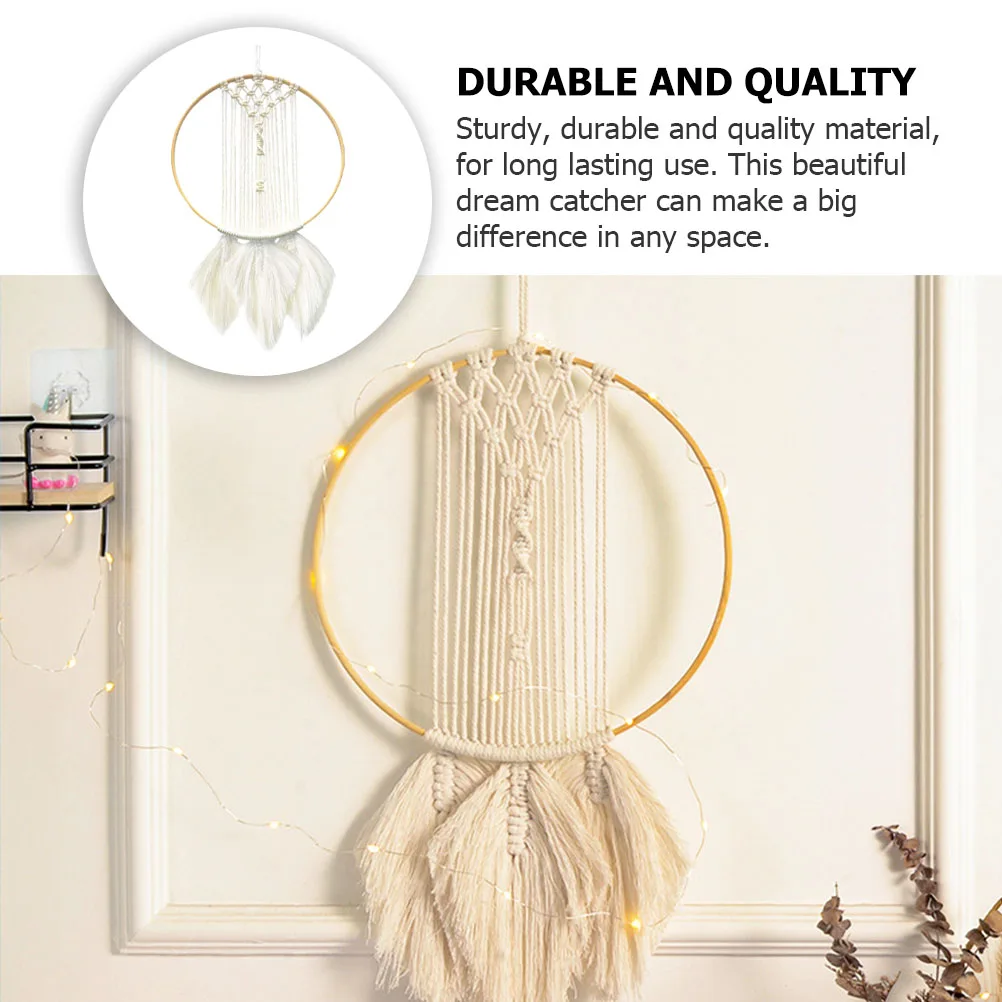 

Bohemian Wall Hanging Dreamcatcher Adornment H made Decorative Indoor Pendant nament Home Decor Bedroom Living Cafe
