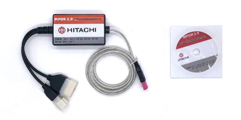 Diagnostic Tool Heavy Duty Cable Tester MPDR Software 3.9 Latest Version for Hitachi EX Dr Full Range of Excavator