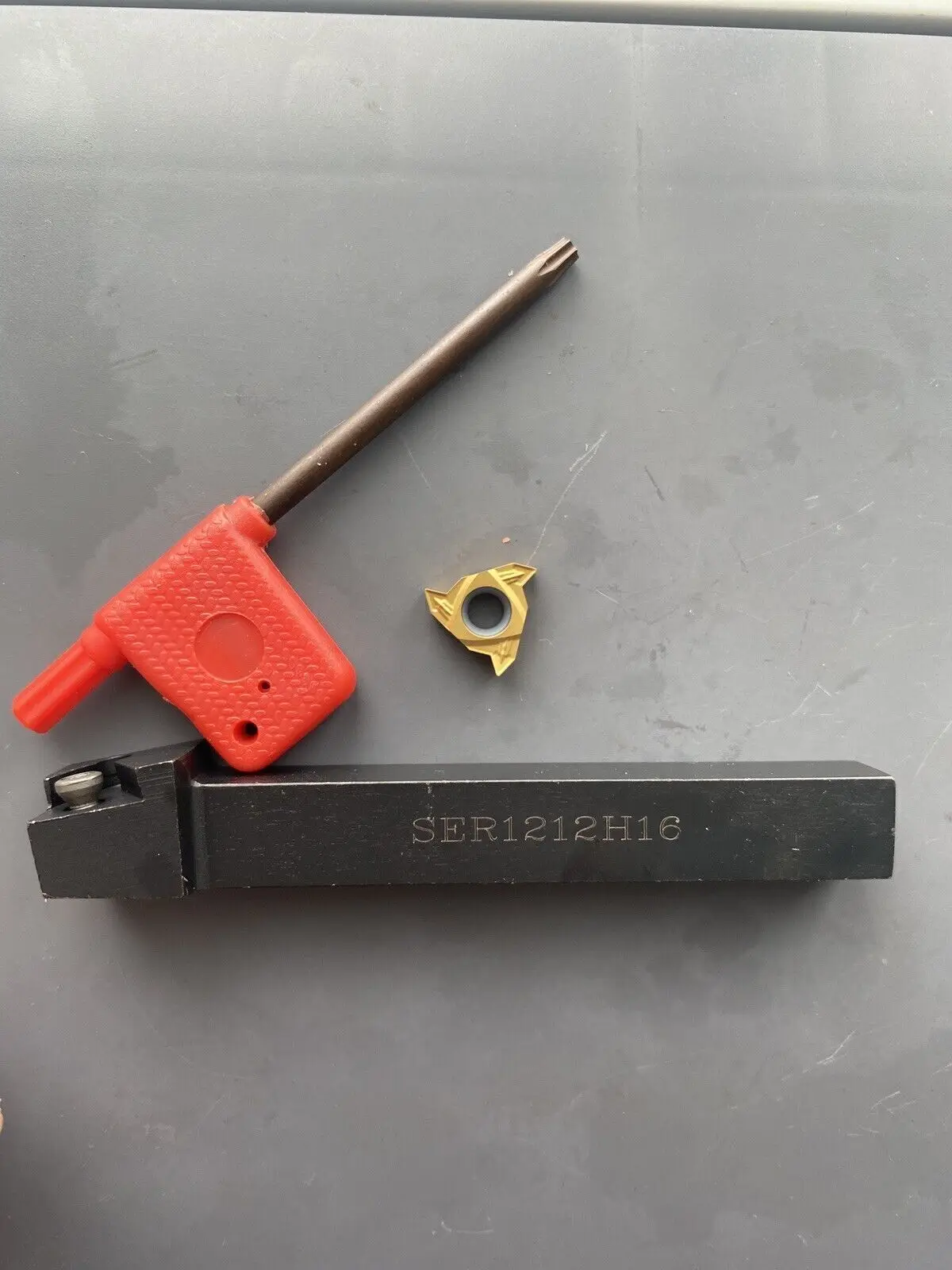 SER 1212H16 External thread turning tool holder +10pc 16ER G60P thread inserts CNC