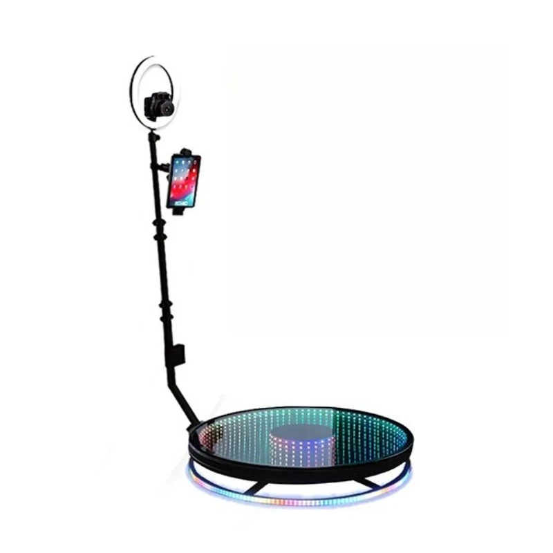 

Interactive tide shooting equipment photo booth 360 ring shooting turntable display photo booth