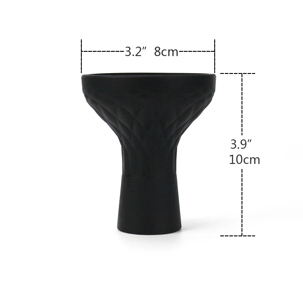 Single Hole Silicone Hookah Bowl for Many Heat management Durable Hookah Phunnel Bowl for Sheesha Narguile Shisha Accessories