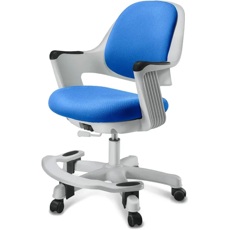 Kids Desk Chair: Ergonomic Kids Computer   Adjustable   Office  with Wheels & Arms  s for Girls and Boys - Kids Chair Desk with