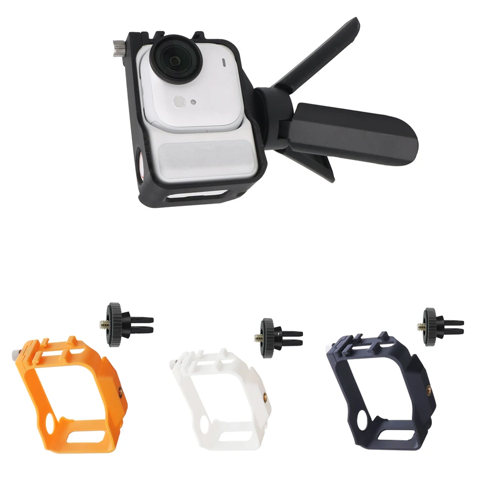 

Protective Frame Case For Insta360 GO Ultra, Camera Expansion Cage Bezel Case with Mount Adapter Housing Shell Cover Protector