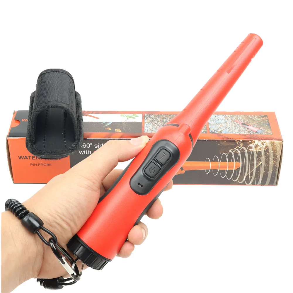 Professional Metal Finder RZX-520 Waterproof Powerful Gold Detector Optional USB Battery Kits Underground Metal Detecting Device