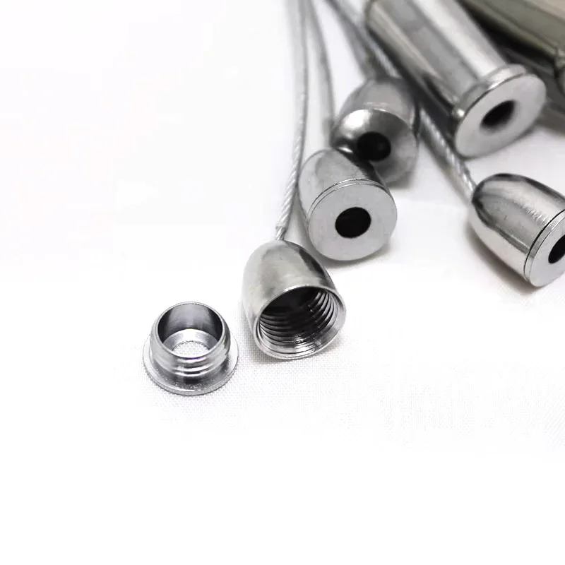 Hanging Wire Fitting for Steel Cable, Parafuso Fixo, Lifting Stainless Steel Rope, Usado sem Teto, 4 Packs