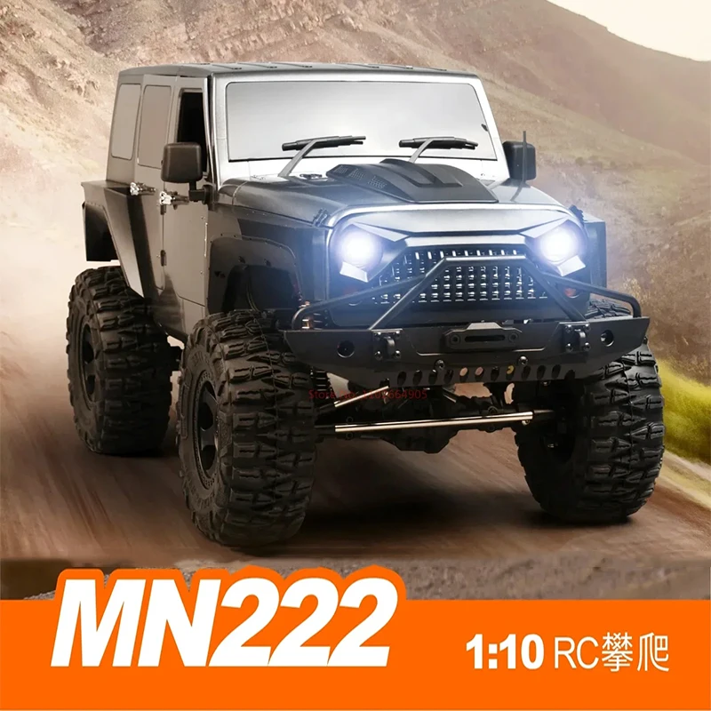 Mn 1:10 NEW Mn222 Model Climbing Car Full Scale Rc Remote Control Model Off-road Four-wheel Drive Toy Car Adult Toy Gift image 5