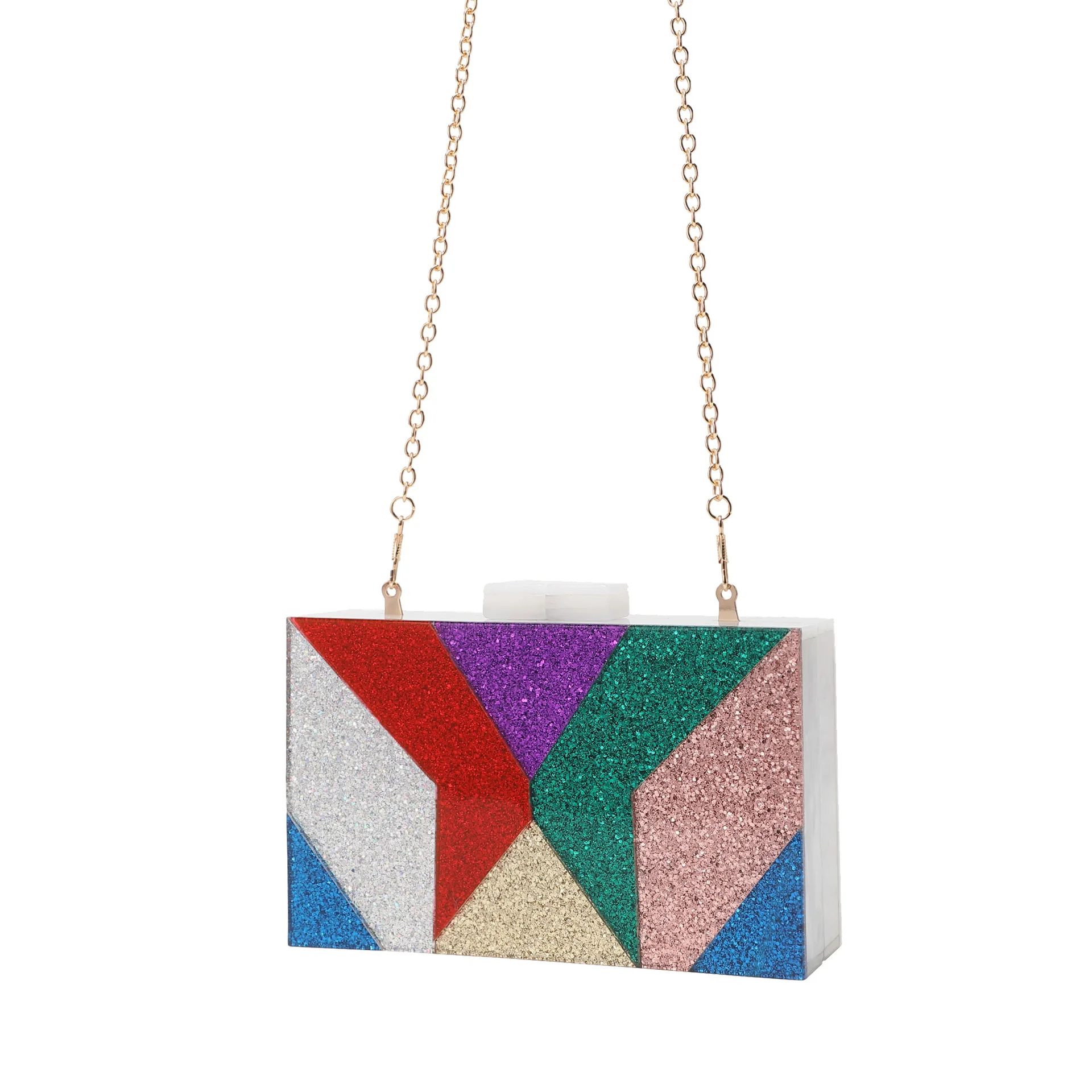 

Женская сумка для ужина, цветная полосатая цепочка-клатч через плечо, модная атмосферная сумка для платья Bolsos De Fiesta Para Mujer Boda