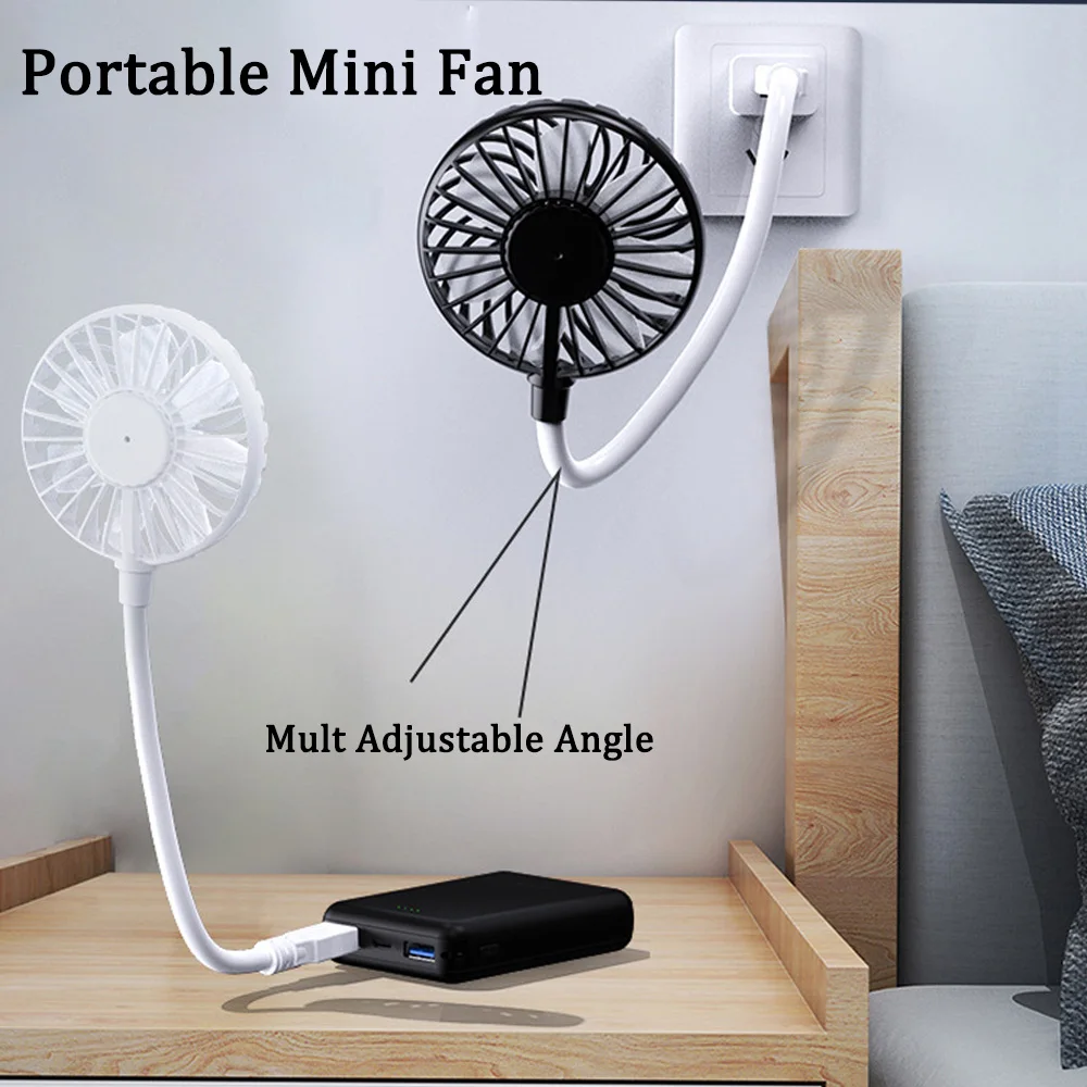 Mini USB Fan Mute Cooling Fan Plug And Play Office Desktop Small Fan Cooler Summer Portable Fan For Power Bank Laptop PC