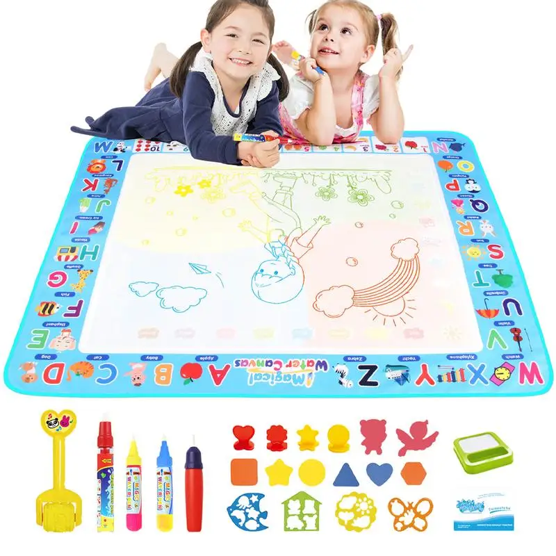 

Painting Writing Color Doodle Mat Water Doodle Drawing Painting Board Drawing Doodling Mat Coloring Mat Educational Toys For