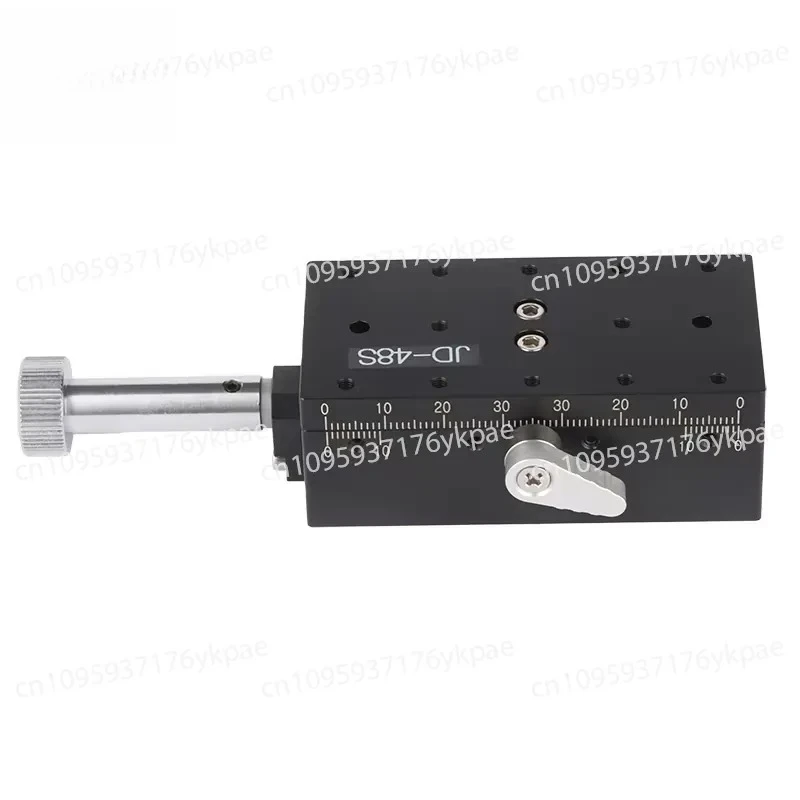 JD1-48S X-axis Large Capacity 40x80mm Fine-tuning Platform Dovetail Type Manual Linear Slide Optical