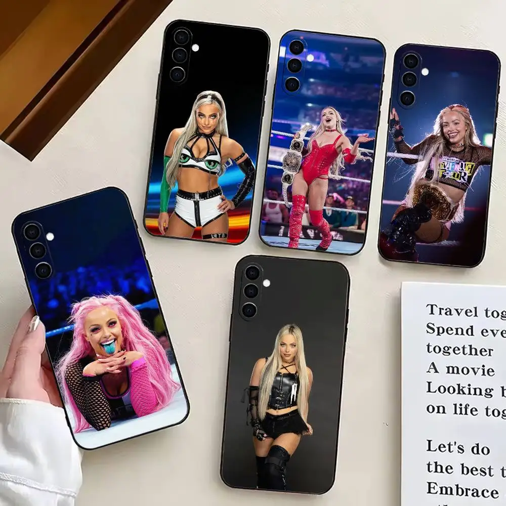 

Cool L-Liv Wrestler M-Morgan Phone Case For Samsung Galaxy A73,A72,A71,A70,A53,A52,A51,Soft Silicone Black Cover
