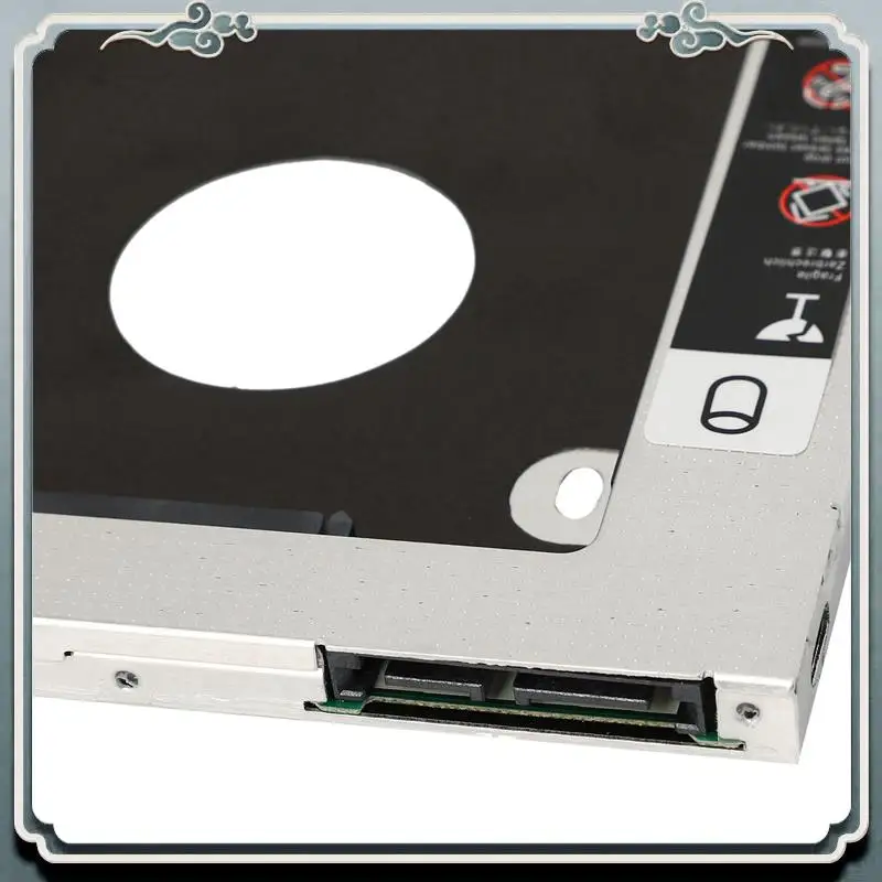 

Премиум 3X лоток для жесткого диска 9,5 мм, универсальный SATA 2Nd HDD HD SSD, лоток для жесткого диска, для ноутбука 9,5 мм, CD