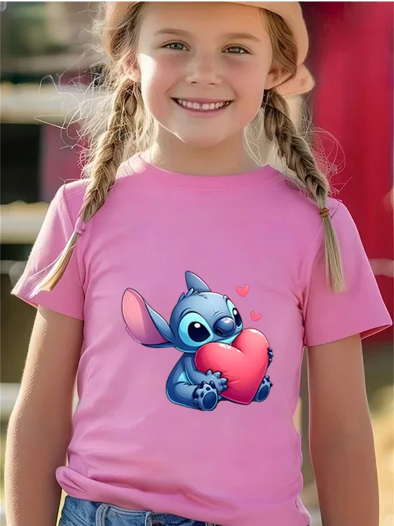 

Disney Disney Kids Summer T-shirts 2025, Casual Soft Clothes For Boys Aged 3 To 12, And T-shirts For Girls