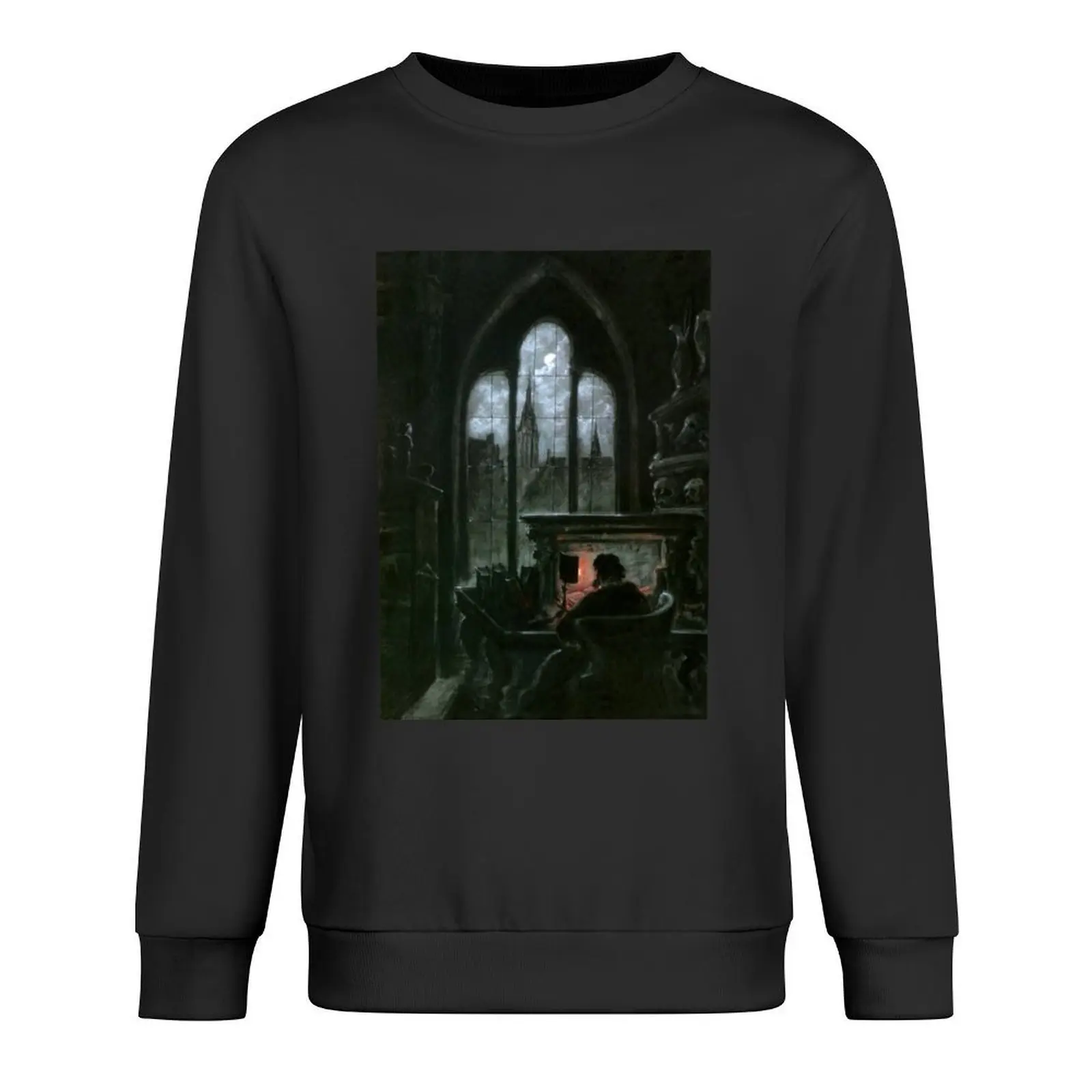 Faust in His Study de Carl Gustav Carus, blusa, ropa de otoño para hombre, ropa coreana de otoño, sudadera para hombre