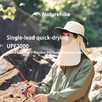 Naturehike Quick Drying Bucket Hat Removable Face Cover Summer UV Protection Fishing Cycling Hiking Camping Outdoor Activities모자