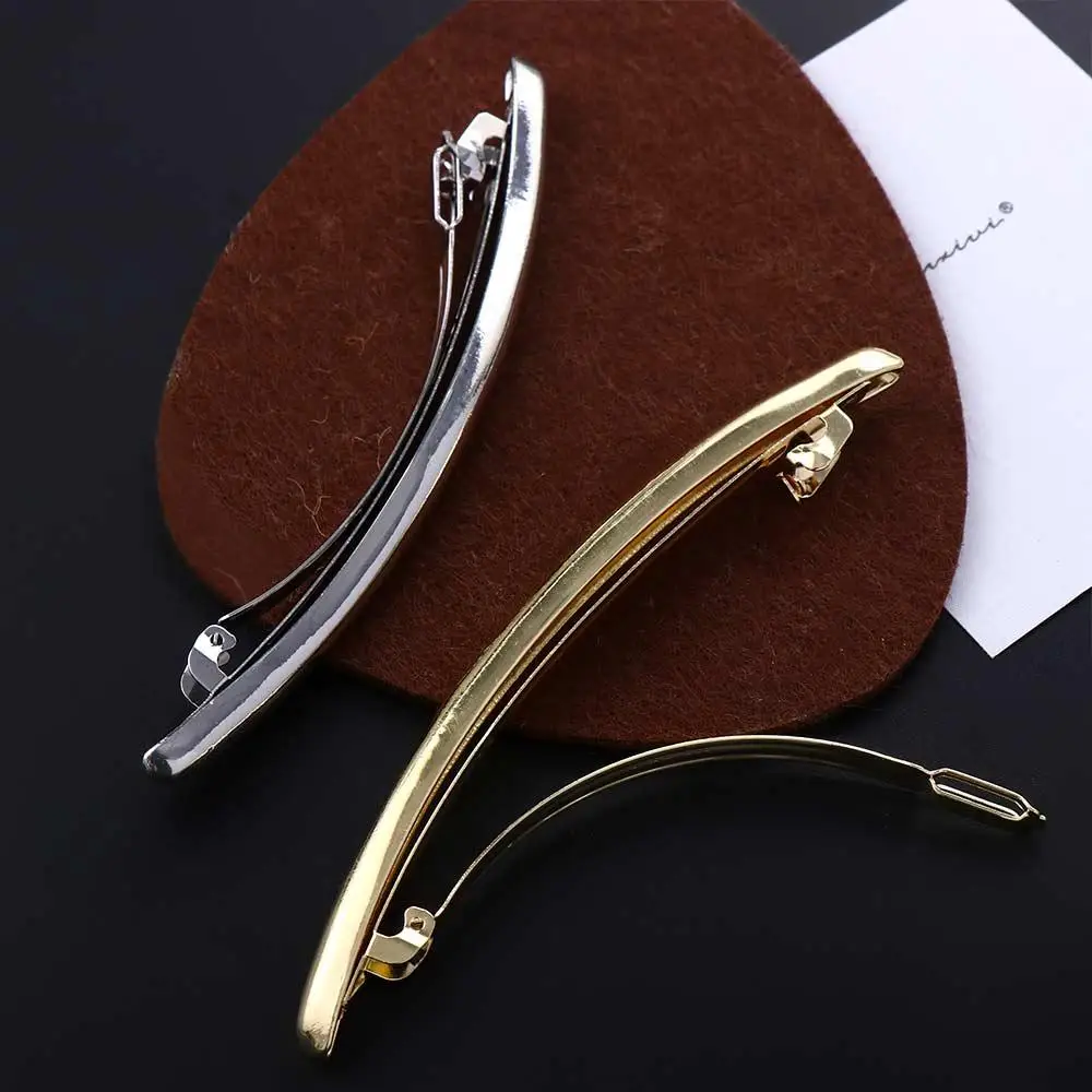 Geometric Spring Clip Horizontal Clip Metal Hair Wear Irregular Simple Hair Clip Women Hair Accessories Korean Style Hair Wear