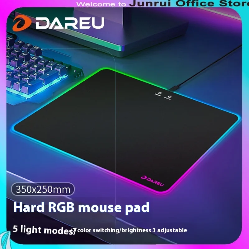 

Коврик для мыши и клавиатуры Dareu, гладкий, Rgb, 15 Вт, беспроводная, быстрая зарядка, конкурентоспособная игра, наручная мышь, компьютерные игровые аксессуары