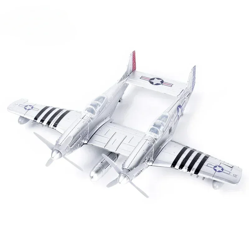 

4D 1/48 Assembly of World War II American Aircraft F-82 Mustang Doubles Fighter P-82 Toy Decoration Gift Simulation Model