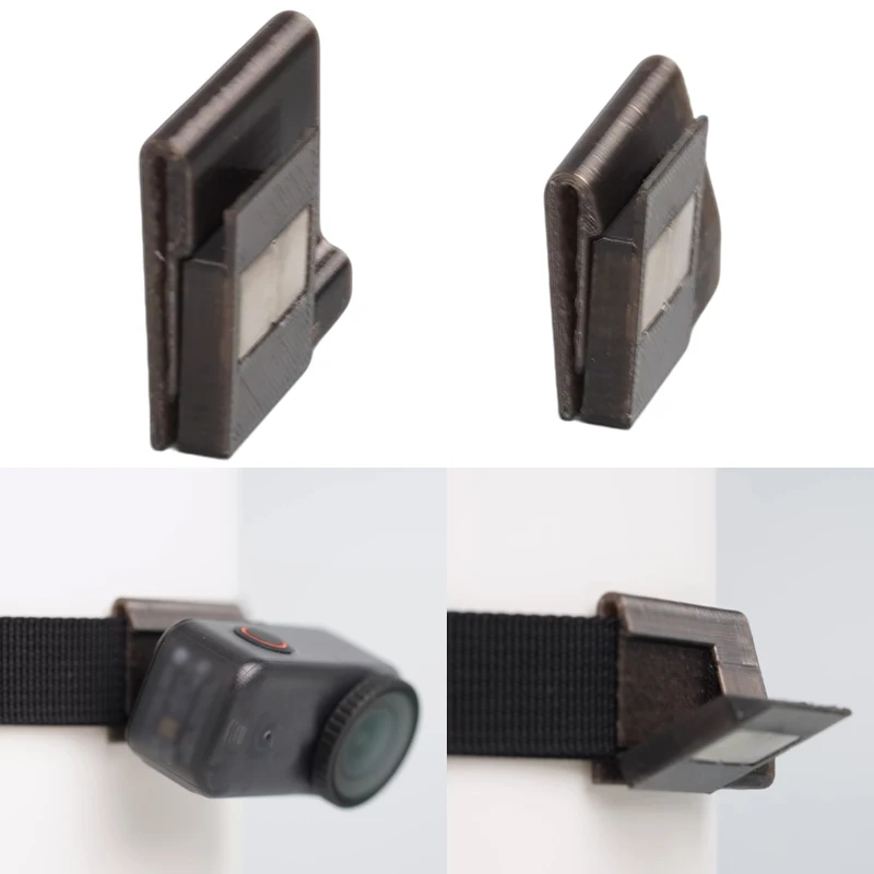 

1PCS For DJI Osmo Nano Magnetic Hat Clip Action Camera Holder Horizontal Mount for Stable Shooting Angle Adjustable 10°-90°