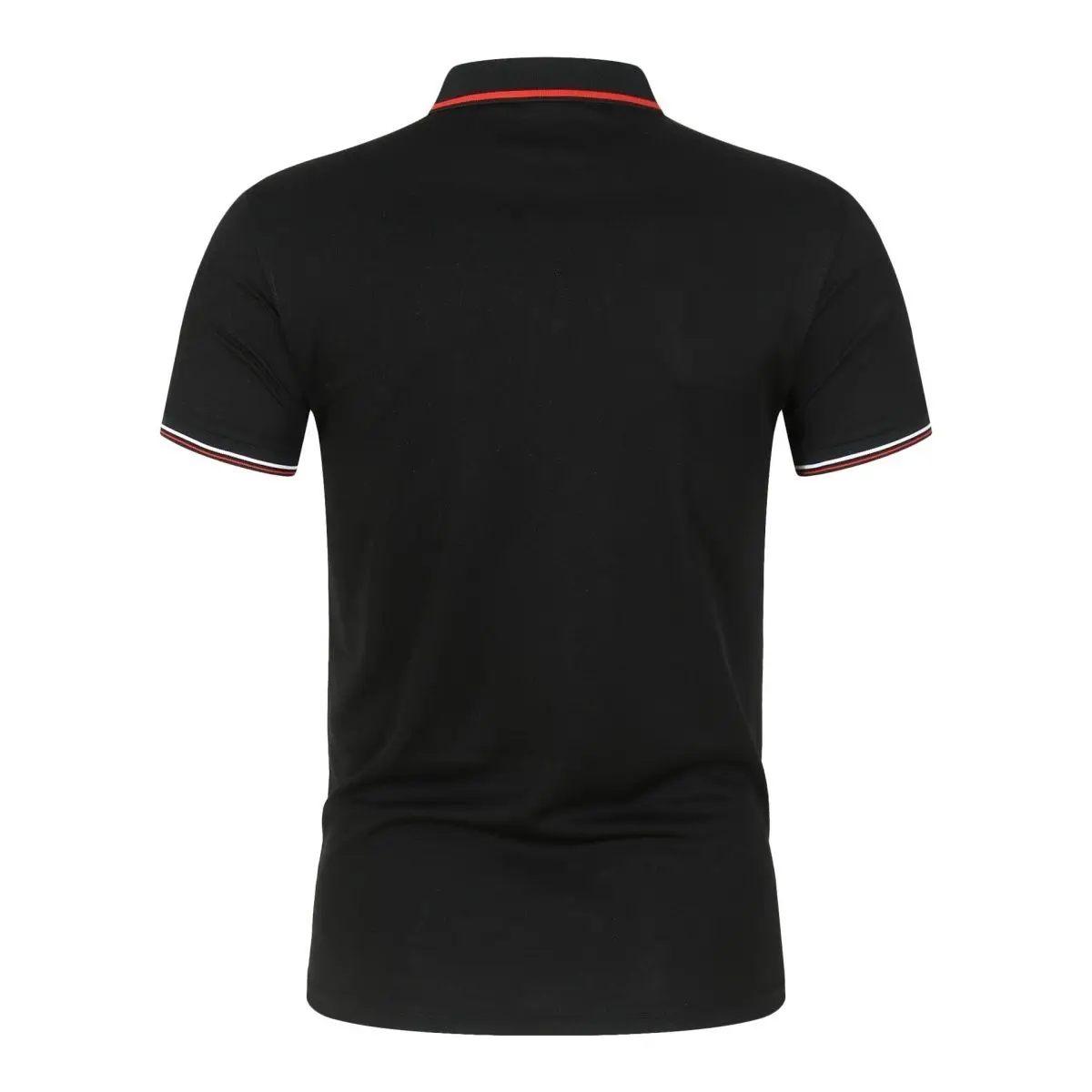 Fashion 2025 Summer New Solid Men's Large Size Light Plate Stand-up Collar Short Sleeve Slim Shirts Polo T Shirt for Men Homme