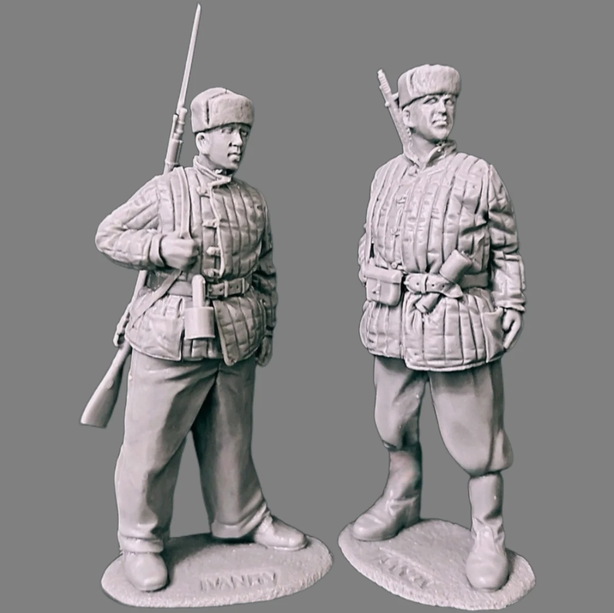 

1/35 resin figure unpainted model kit, military theme, Moscow militia, unassembled and unpainted GK