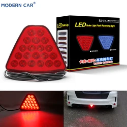 New LED F1 Pilot Brake Light For Car Auto Motorcycle Universal Stop Rear Tail Light Reverse Safety Strobe Lamp For JDM BBA 12V