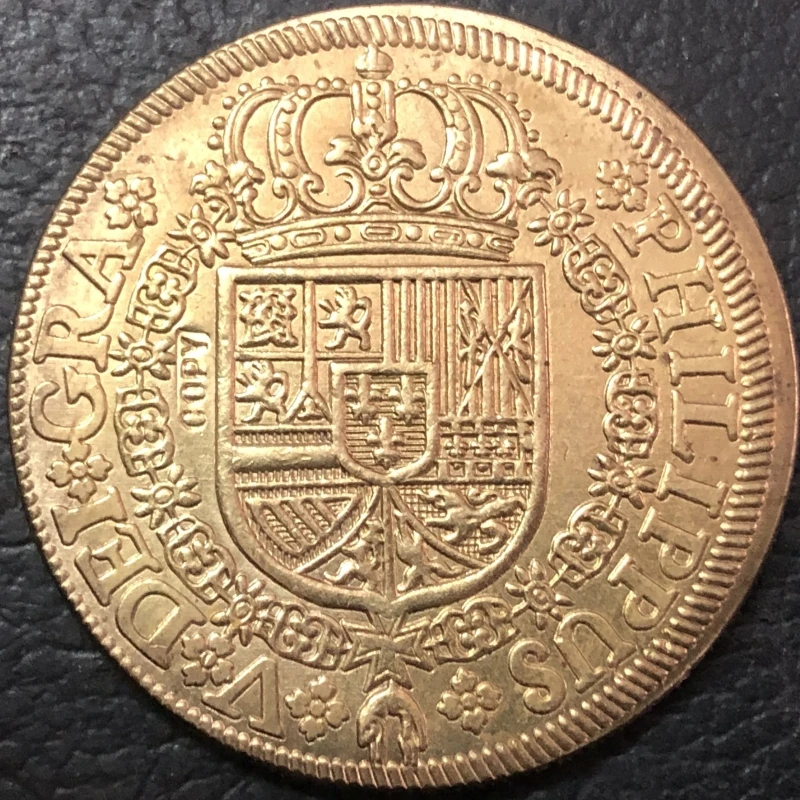 1726 Spain 8 Escudos - Felipe V Gold Copy Coin