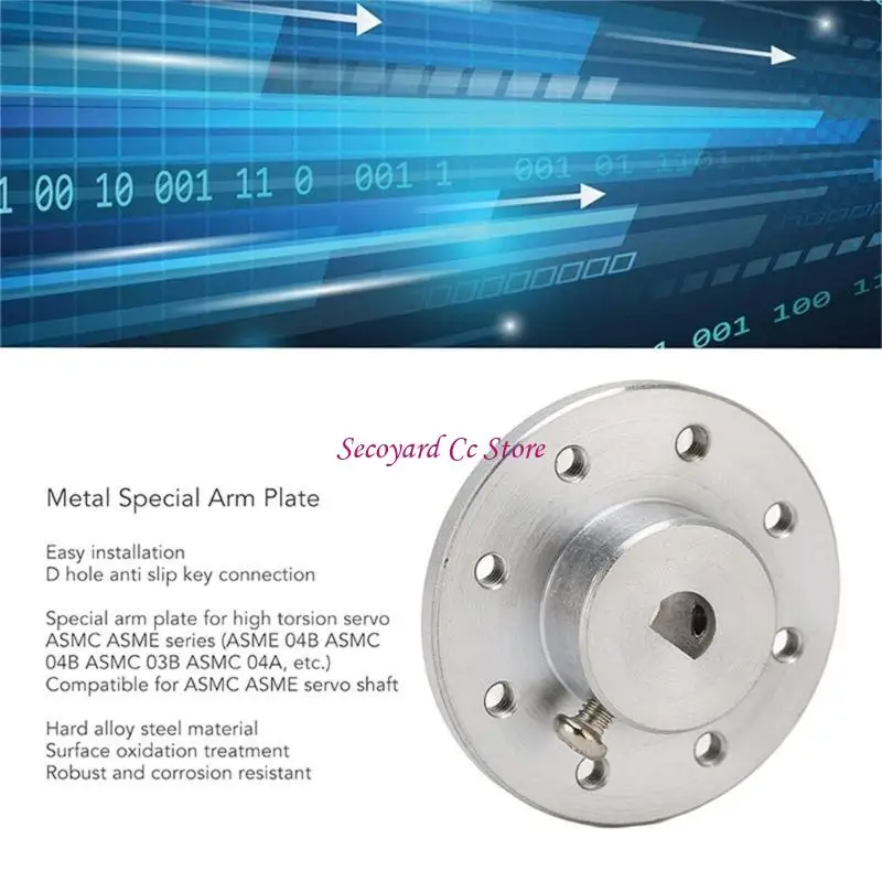 

N3UC Metal Special Arm Plate Large Servo Arm Plate Professional High for ASME 04B ASMC 04B ASMC 03B ASMC 04A