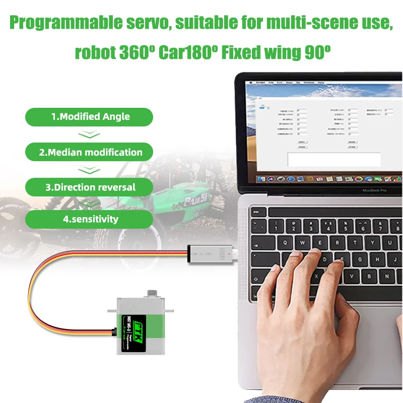 PTK servo programming card USB adjustment parameters