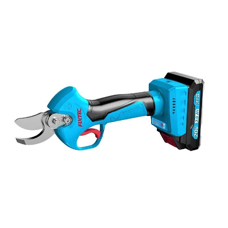 

FIXTEC 20V Cordless Secateurs Garden Cutting Tool Brushless Motor 30mm Cordless Scissors Secateurs SK5 Pruning Shears