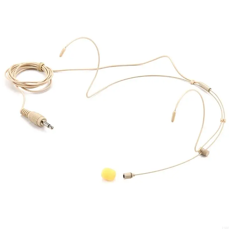 P88E Headset Headworn Microphone Double Over Ear Earset Over Ear Headworn for Lectures, Live Performances, Theater, Podcasts