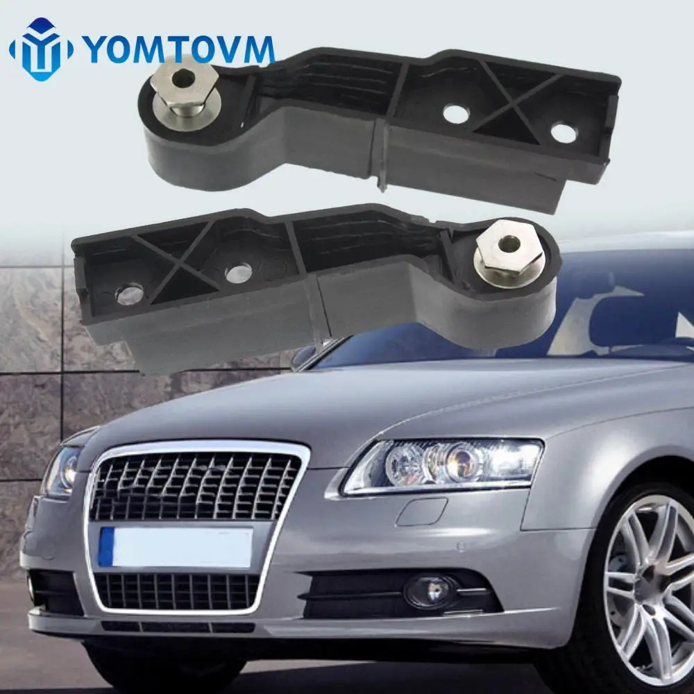 1 Pair Front Left Right Bumper Bracket Holder Mount For Audi A6 2006-2011 S6 2007-2011 4F0807771 4F0807772