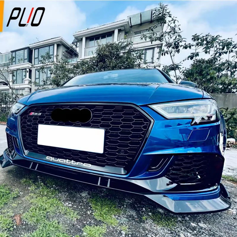 RS3 Car accessories Auto Body kit For audis A3 High quality front bumper with grill for audis S3 PP Material 2017-2019 year