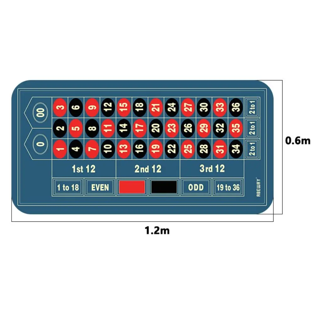 

Waterproof Poker Layouts Tablecloth Baize Texas Hold'em Poker Table Top 21 Points Tapis Poker Roulette Casino Cloth