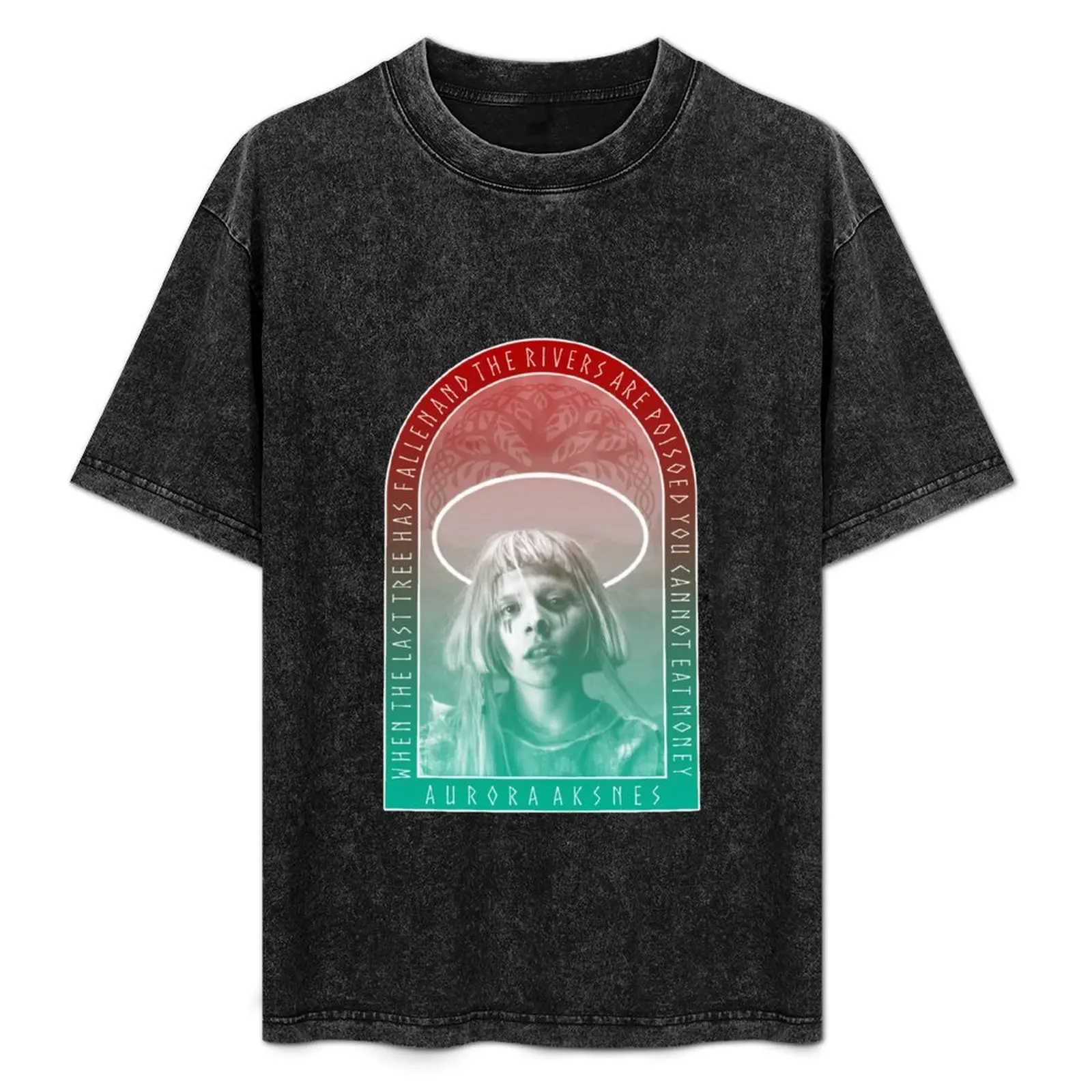 

Aurora Aksnes - You Cannot Eat Money - Alternate Aesthetic Edition T-Shirt Work Wear Lightweight Tee