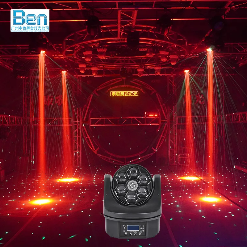 

Led Moving Head Light RGB Beam Wash Laser Spot Led Light Moving Head for DJ Disco Party KTV Club Stage Effect Lighting