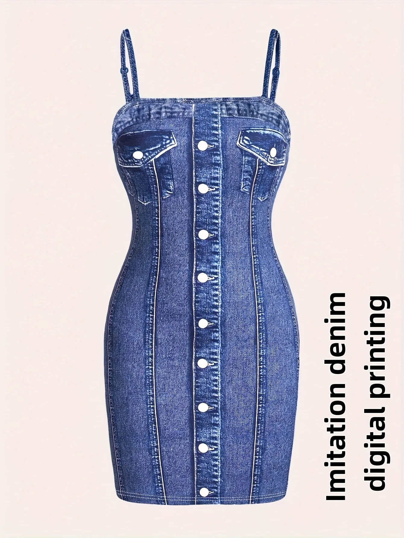 Best-selling fashionable elegant daily commuting digital printed women's dress