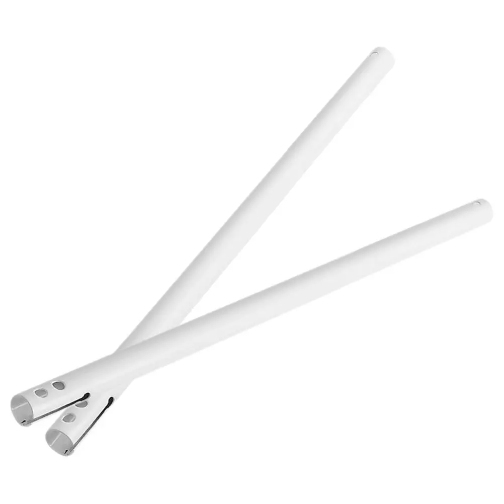 2Pcs Ceiling Fan Extension Rods Heavy Duty Metal Downrod for Sloped Ceiling Installation Sleek Modern Design Easy Fast Mounting