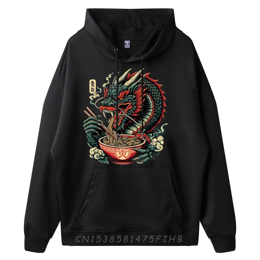 Dragon Ramen Kawaii Neko Japanese Noodles Aesthetic Graphic Tee Polyester Fiber Brand Clothing Geek