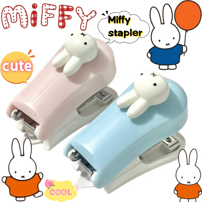 

Miffy stapler creative high-value anime cartoon character design student portable simple labour-saving durable office supplies