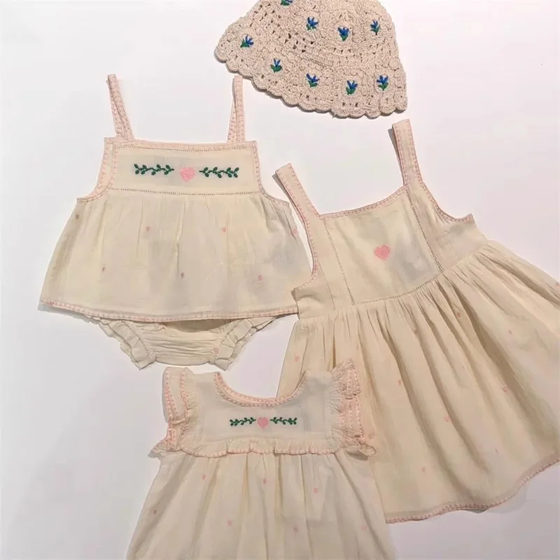 Preventa (envío de marzo) 2025 EM vestido Floral de otoño para niña, camisas y falda estampadas, traje, ropa para niñas pequeñas, vestido de fiesta de cumpleaños