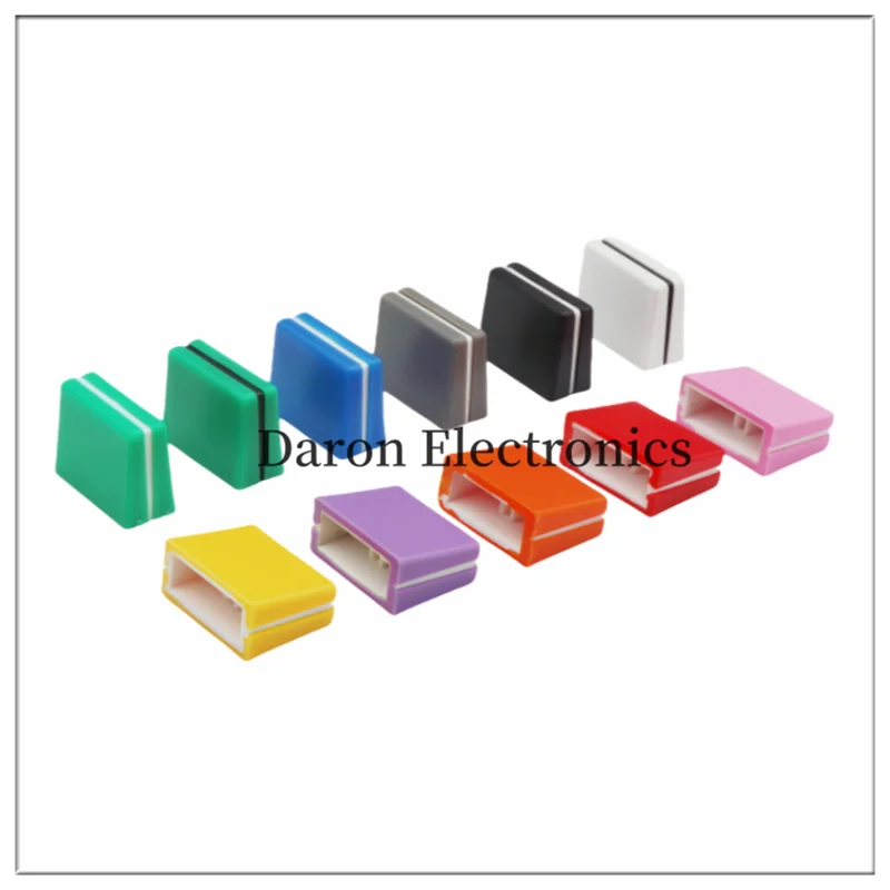Plastic sliding recommended cap 20*9*15 square hole 1*4mm mixing console push key sliding potentiometer push cap