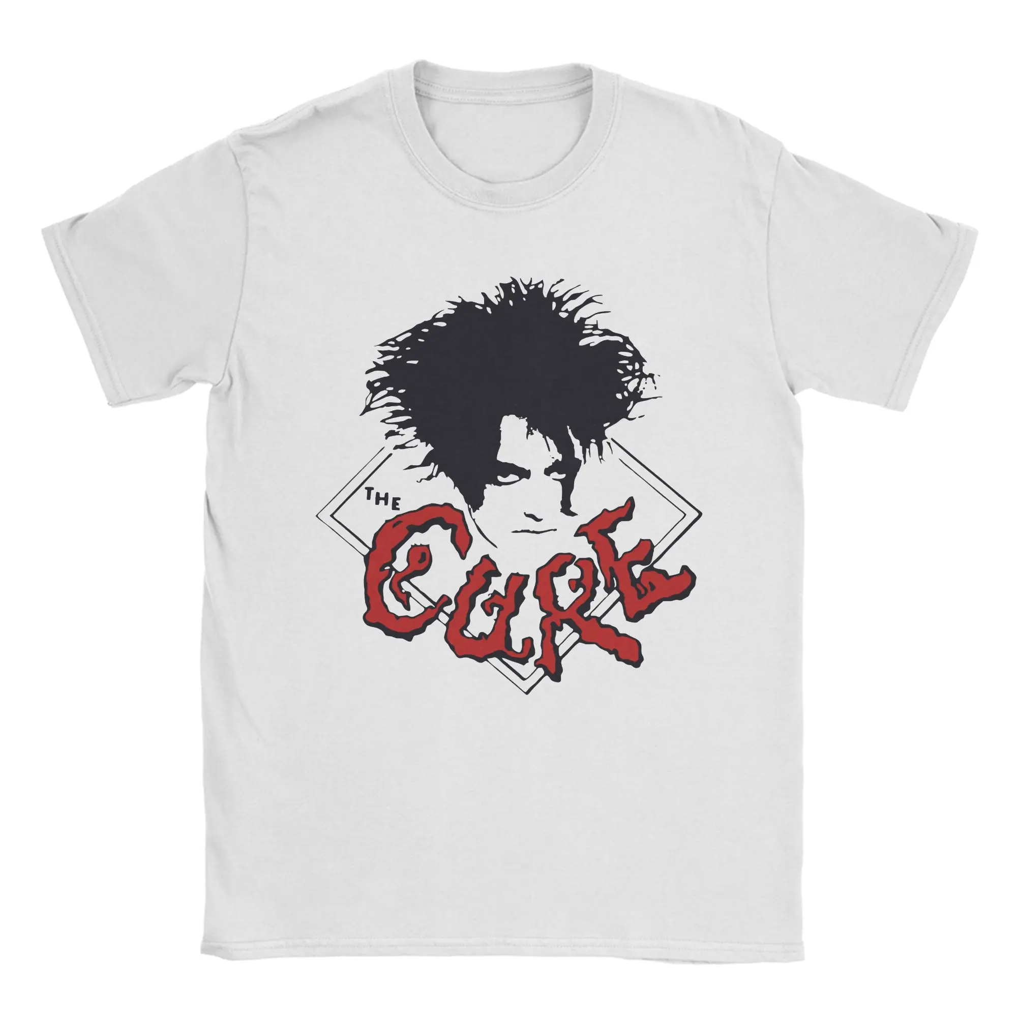 The Cures Robert Smith T Shirts Men Women Cotton Novelty T-Shirts Round Neck  Tees Short Sleeve Clothing Big Size